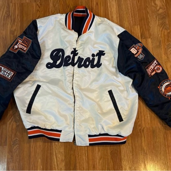 Vintage reversible Detroit Tigers World Series Jacket Size 3X/4X